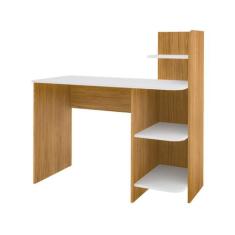 Escrivaninha Link Artely, Carvalho e Branco