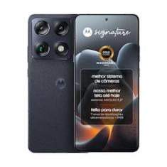 Smartphone Motorola Signature 6.8” 512GB 5G 165Hz Câmera Tripla 50MP