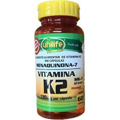 Vitamina K2 - Menaquinona 130mcb - 60 cápsulas
