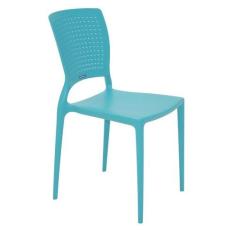 Cadeira Plastica Monobloco Safira Azul - Tramontina