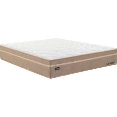 Colchão Queen Molas Bonnel 158x198x32cm Los Angeles Mannes Branco/Bege