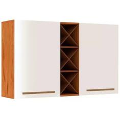 Armário Aéreo 2 Portas Com Adega