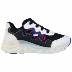 Tênis Infantil Kidy Fun Led Calc Facil Ortopedico Anatomico-Masculino
