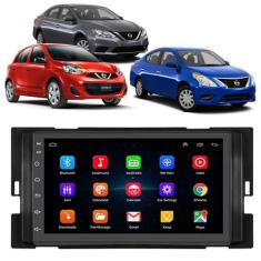 Kit Multimidia Android March Versa 14 16 18 20 7 Pol + Câmera e Moldur