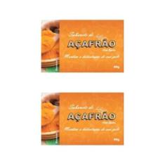 Kit 2 Bionature - Sabonete de Açafrão Antisséptico 90g - Bio Nature