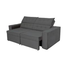 Sofá Austrália 2,50m 4 Lugares Retrátil e Reclinável D35 - Sofisticato