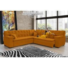 Sofá de Canto Retrátil e Reclinável Magno 2.57x2.37m  - Sofisticato, t