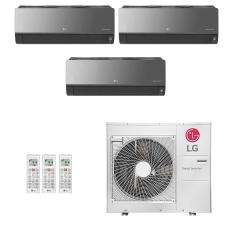 Ar-Condicionado Multi Split Inverter LG 36.000 (2x Evap HW Artcool 9.000 + 1x Evap HW Artcool 24.000) Quente/Frio 220V
