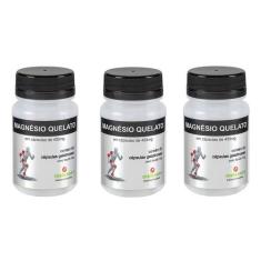 Kit 3X Magnésio Quelato 60 Cápsulas- Meissen