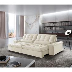 Sofá Victory Linho 02 Módulos De 90cm B25cm Meu Sofá Online A302 Linho Branco