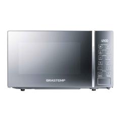 Microondas 20 Litros Espelhado Bms20ar Brastemp Inox 220v