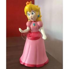 Boneco Princesa Peach Toadstool Super Size 23Cm - Mario