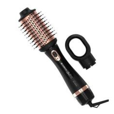 Escova Secadora Alisadora Modeladora e Bocal Secador Cadence Preto e R