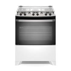 Fogão 5 bocas Electrolux Branco Efficient Mesa Inox, PerfectCook e Vap