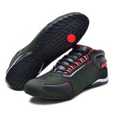 TENIS MOTOCICLISTA CANO BAIXO COM REFLETIVO 312 VERDE (38, 312 VERDE)