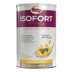 ISOFORT BEAUTY WHEY PROTEIN ABACAXI COM GENGIBRE VITAFOR 450G 