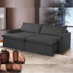 Sofá Cama Retrátil e Reclinável 180cm Marselha