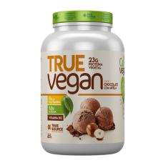 Proteína True Vegan Chocolate com Avelã True Source 837g