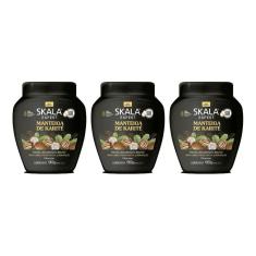 Creme Skala 1Kg Manteiga De Karite-Kit C/3Un