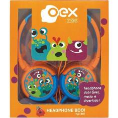 Fone de Ouvido Infantil Fones Giratorios 85DB OEX KIDS Boo! HP301, Lar