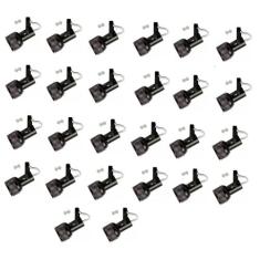 Kit 26 Spot Trilho Perfilado Eletro calha Par20 Bulbo OL1 - Hiperlight