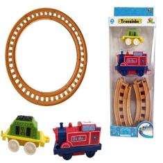 Brinquedo Trem Trenzinho A Pilha Com Trilhos Infantil - Company kids