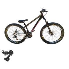 Bicicleta Tuff 44 Vikngx Cambio Shimano Traseiro Aro 26 Aluminio 21V U
