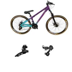 Bicicleta Aro 26 Tuff 44 Aluminio 21v Cambio Shimano Dianteiro Traseir