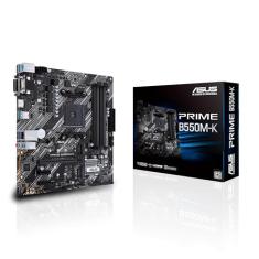 Placa Mae Asus Prime B550M-K AM4/DDR4/VGA/DVI/HDMI/M2/mATX