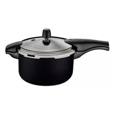 Panela De Pressão Tramontina Vancouver 6L Antiaderente Preta, 6L, Pret