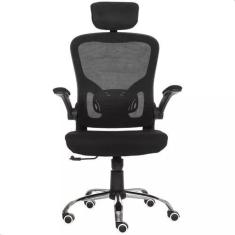 Cadeira Escritório Presidente Giratória Ergonômica Premium