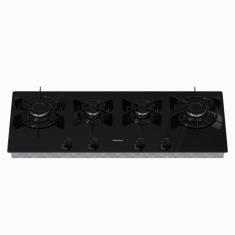 Cooktop a Gas Linear 4 Bocas Venax Arena Preto