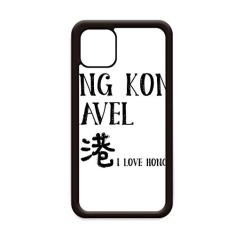 Capa I Love Hong Kong China para iPhone 11 Pro Max para Apple Mobile Case Shell