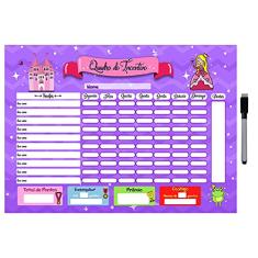 Quadro do Incentivo de Metal Semanal 29x40cm + Caneta