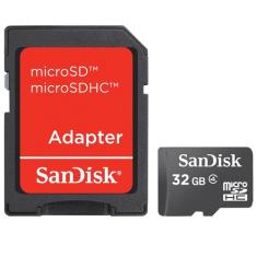 Cartão de Memória Micro sd SanDisk SDSDQM-032G-B35A 32GB com Adaptador