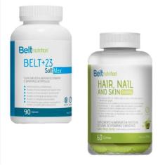 Belt +23 Soft Max + Belt Hair Gummy Maçã - Belt Nutrition