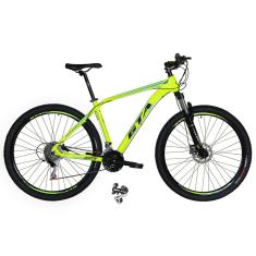 Bicicleta Aro 29 GTA Insane 24v Câmbio Shimano Acera K7 Suspensão Com Trava Freio a Disco-Unissex