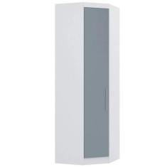 Guarda Roupa de Canto Diagonal Modulado 70cm 1 Porta Alpes Luciane Móv