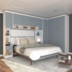 Guarda Roupa Dormitório Modulado Alpes Casal 1,58 m Queen Canto - Roup