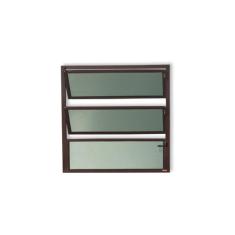 Janela de Alumínio Basculante 60x60cm Vidro Mini Boreal Plus Brimak