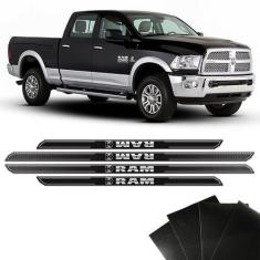 Kit Soleira Diamante Dodge Ram 2500 Com Protetor De Porta - SPORTINOX