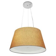 Lustre Pendente Cone Vivare Md-4119 C pula Em Tecido 21x40x30