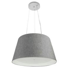 Lustre Pendente Cone Vivare Md-4119 C pula Em Tecido 21x40x30