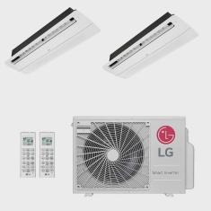 Ar-Condicionado Multi Split Inverter LG 18.000 (1x Evap Cassete 1 Via 9.000 + 1x Evap Cassete 1 Via 12.000) Quente/Frio 220V