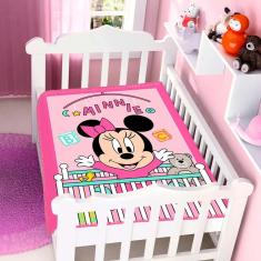 Cobertor Infantil Para Bebê Minnie Bercinho Disney Jolitex