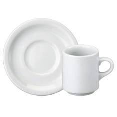 Xícara de Café Arizona com Pires de Porcelana 90 ml Schmidt