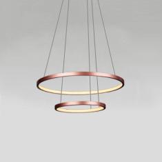Pendente Metal Cobre 40Cm Led Bivolt 20W 3000K Qpd1300-Co