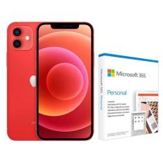 Iphone 12 Apple 128Gb - Product(Red) Tela 6,1  - Ios + Microsoft 365 P