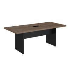 Mesa Reunião Retang. Web30 1,80 x 0,90 c/ Cx p/tom Ameixa/Pt