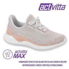 Tenis Actvitta Esportivo Original Feminino Tenis Esportivo Conforto Caminhada Casual Lancamento-Feminino